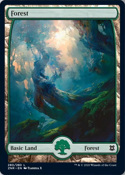 Forest (280) (Zendikar Rising) Near Mint - Nick Nack's Full Frontal Attack