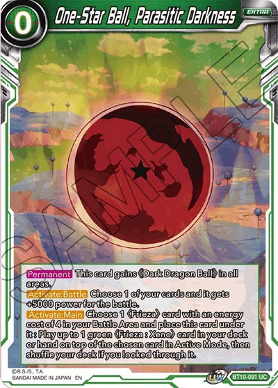 One-Star Ball, Parasitic Darkness (Rise of the Unison Warrior) Near Mint