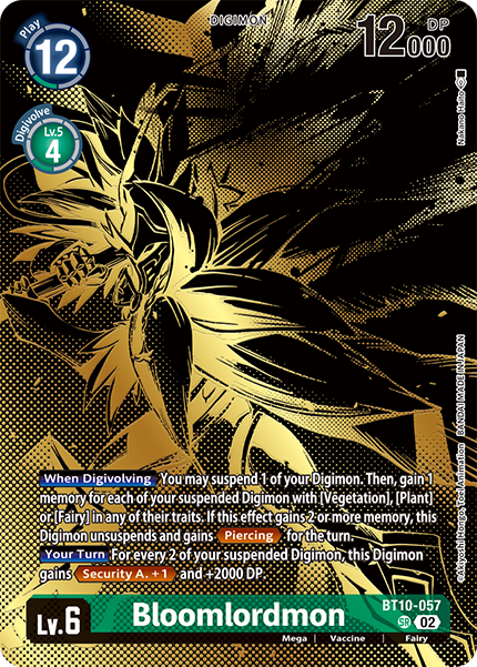 Bloomlordmon (Tamer's Evolution Box -Rise of Digimon-) (Xros Encounter) Near Mint Foil