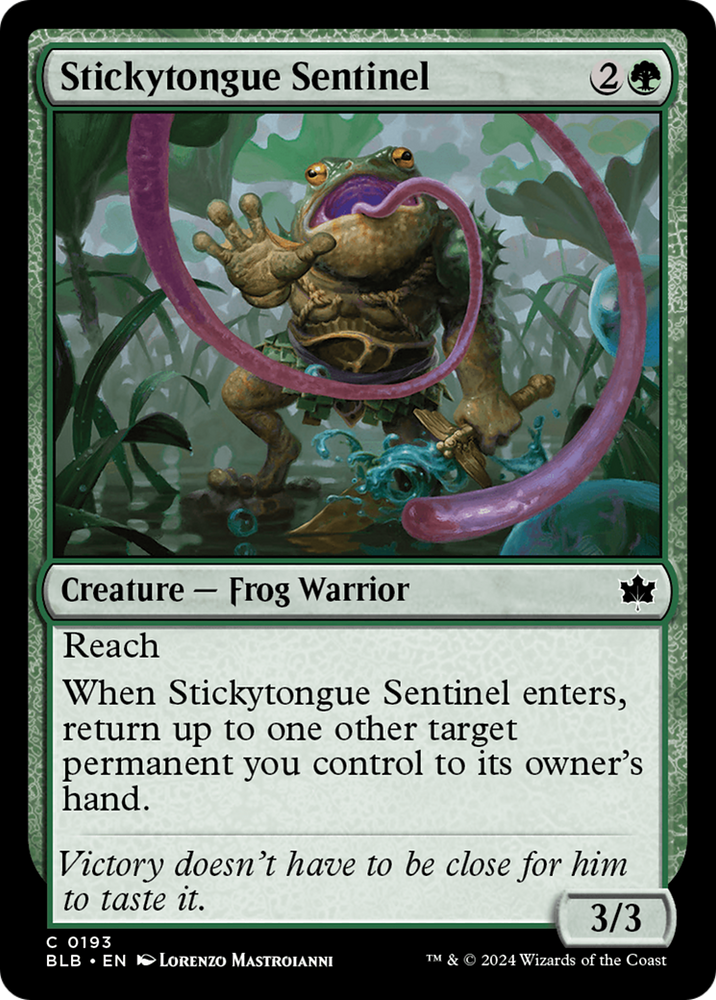 Stickytongue Sentinel [Bloomburrow]