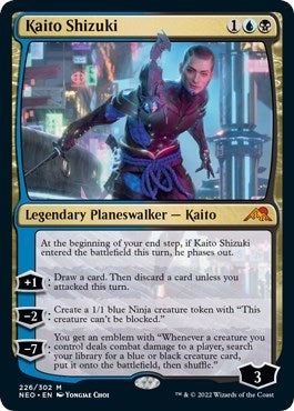Kaito Shizuki (Kamigawa: Neon Dynasty) Near Mint