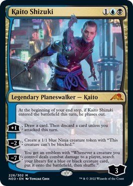 Kaito Shizuki (Kamigawa: Neon Dynasty) Near Mint - Nick Nack's Full Frontal Attack
