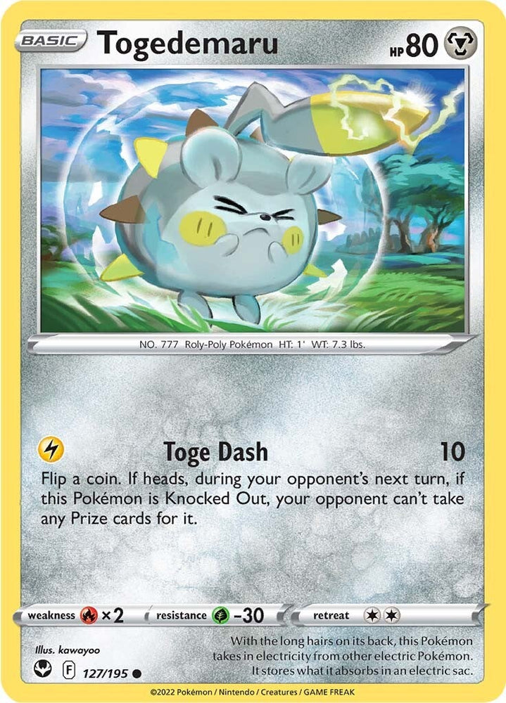 Togedemaru (127/195) [Espada y escudo: Tempestad de plata] 