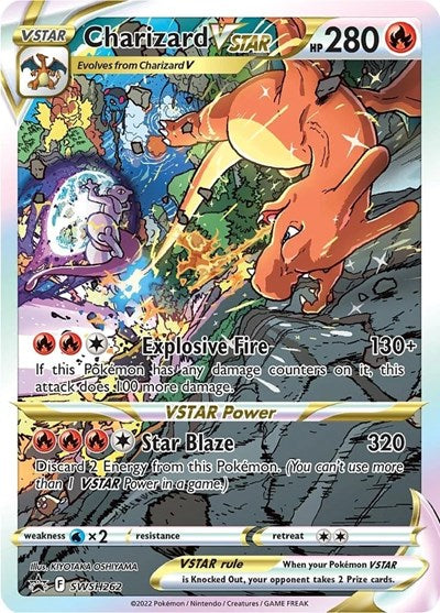 Charizard VSTAR - SWSH262 (SWSH: Sword & Shield Promo Cards) Near Mint Holofoil