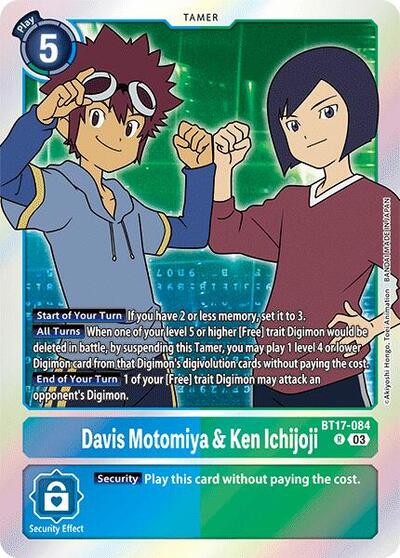 Davis Motomiya and Ken Ichijoji (Secret Crisis) Near Mint Foil