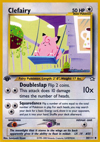 Clefairy (Neo Genesis) Light Play 1st Edition