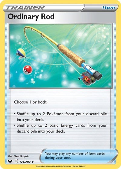 Ordinary Rod (SWSH01: Sword & Shield Base Set) Near Mint - Nick Nack's Full Frontal Attack