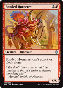 Bonded Horncrest (Ixalan) Near Mint - Nick Nack's Full Frontal Attack