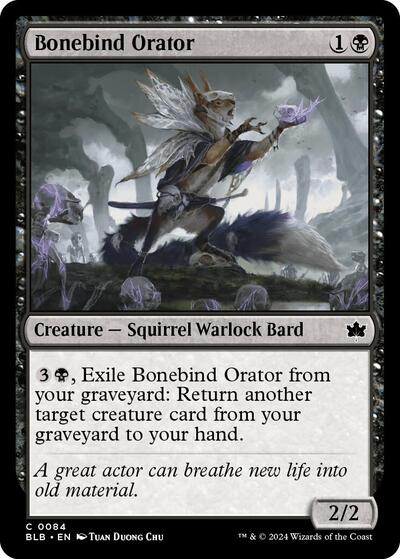 Bonebind Orator (Bloomburrow) Near Mint