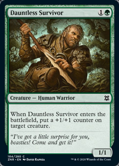 Dauntless Survivor (Zendikar Rising) Near Mint