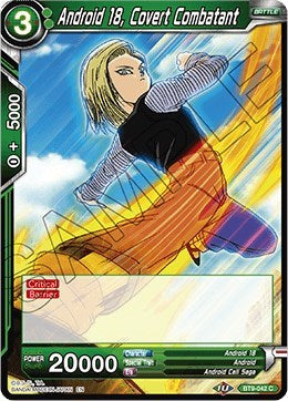 Android 18, Covert Combatant (Universal Onslaught) Near Mint
