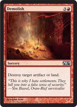 Demolish (Magic 2014 Core Set) Near Mint - Nick Nack's Full Frontal Attack