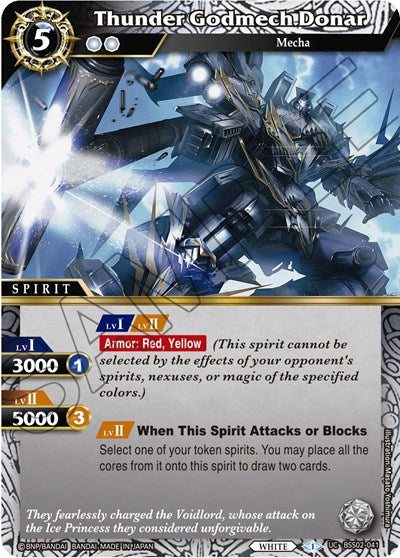 Thunder Godmech Donar (False Gods) Near Mint