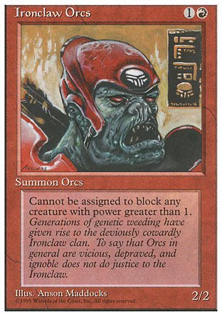 Ironclaw Orcs (4th Edition) Light Play - Nick Nack's Full Frontal Attack