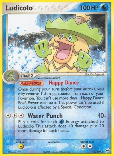 Ludicolo - 019 (Deoxys) Light Play - Nick Nack's Full Frontal Attack