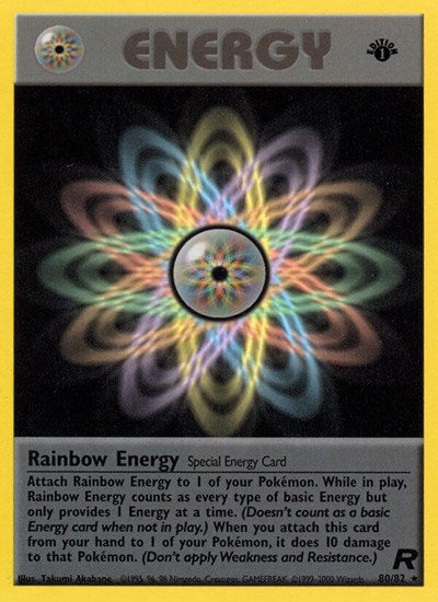Rainbow Energy (80) (Team Rocket) Light Play Unlimited