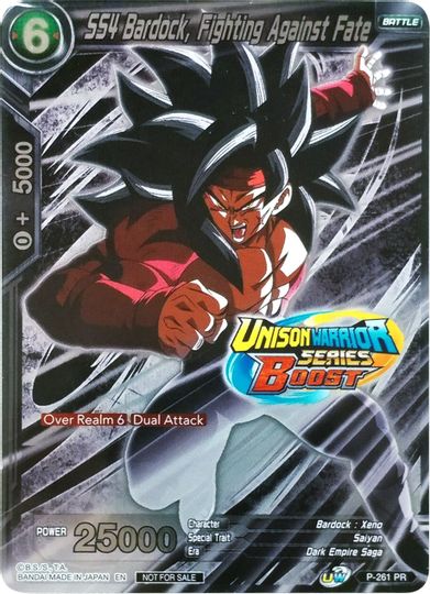 SS4 Bardock, Fighting Against Fate (Event Pack 08) (P-261) [Cartes de promotion de tournoi] 