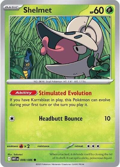 Shelmet (SV: White Flare) Near Mint - Nick Nack's Full Frontal Attack