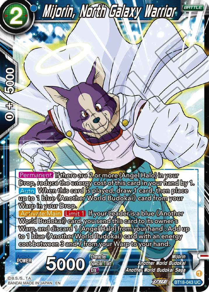 Mijorin, guerrier de la galaxie du Nord (BT18-043) [Dawn of the Z-Legends] 