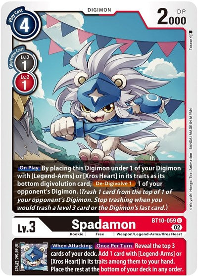 Spadamon (Xros Encounter) Near Mint