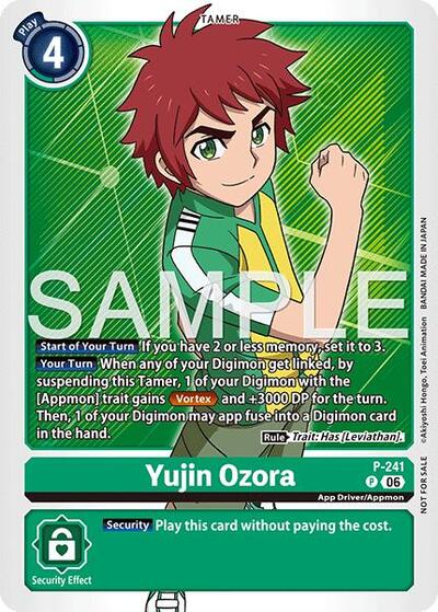 Yujin Ozora (Official Store Tournament 2026 Vol. 3 Participant) (Digimon Promotion Cards) Near Mint