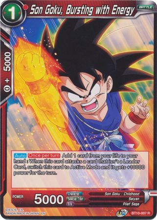 Son Goku, rebosante de energía [BT10-007] 