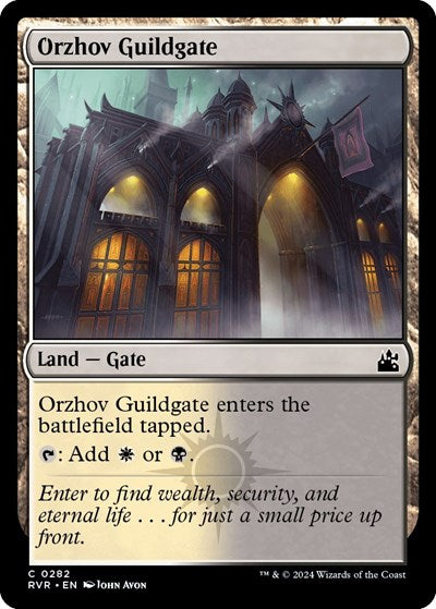 Orzhov Guildgate (Ravnica Remastered) Near Mint