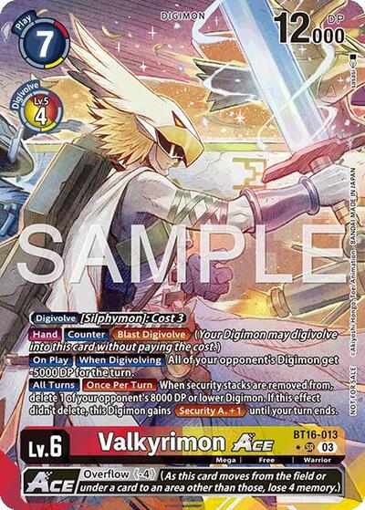 Valkyrimon ACE (Winner) (Hackers' Slumber Release Event Cards) Near Mint Foil - Nick Nack's Full Frontal Attack