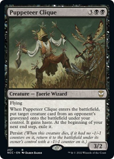 Puppeteer Clique (Commander: Streets of New Capenna) Near Mint - Nick Nack's Full Frontal Attack