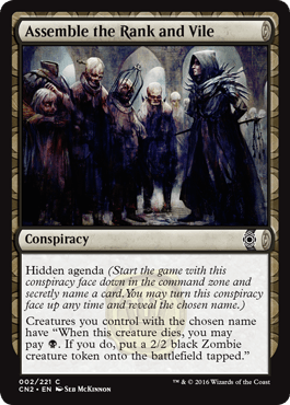 Assemble the Rank and Vile (Conspiracy: Take the Crown) Near Mint - Nick Nack's Full Frontal Attack