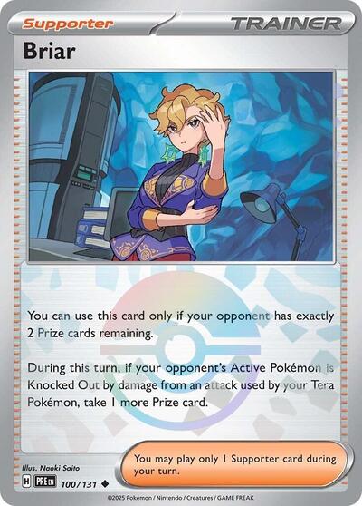 Briar (Poke Ball Pattern) (SV: Prismatic Evolutions) Near Mint Holofoil