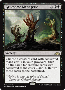 Gruesome Menagerie (Guilds of Ravnica) Near Mint - Nick Nack's Full Frontal Attack