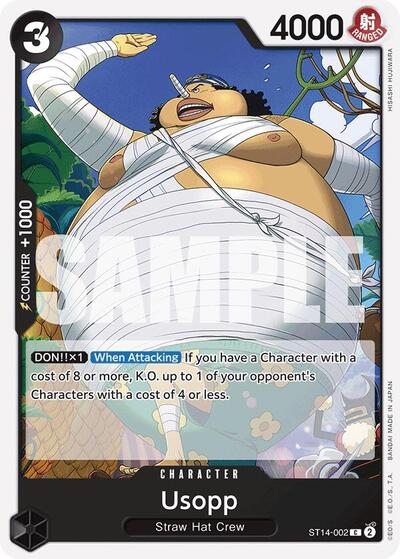 Usopp (Starter Deck 14: 3D2Y) Near Mint - Nick Nack's Full Frontal Attack