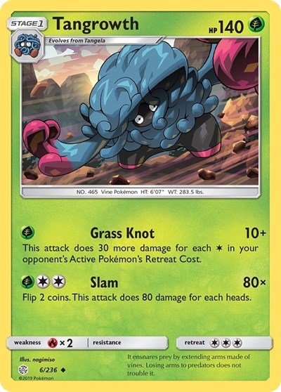 Tangrowth (SM - Cosmic Eclipse) Near Mint - Nick Nack's Full Frontal Attack