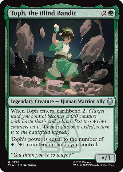 Toph, the Blind Bandit (Avatar: The Last Airbender) Near Mint - Nick Nack's Full Frontal Attack