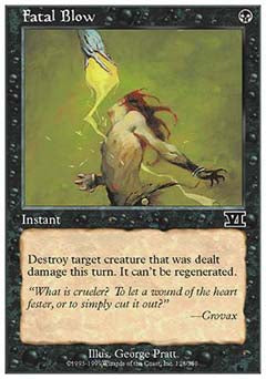 Fatal Blow (Classic 6th Edition) Medium Play