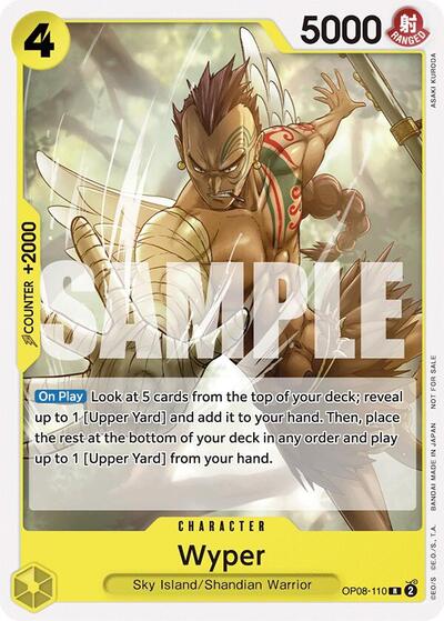 Wyper (Tournament Pack 2025 Vol. 2) (One Piece Promotion Cards) Near Mint - Nick Nack's Full Frontal Attack