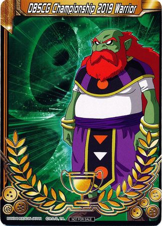 DBSCG Championship 2019 Warrior (Merit Card) - Universe 9 "Sidra" (9) [Cartes de promotion de tournoi] 