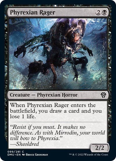 Phyrexian Rager (Dominaria United) Near Mint - Nick Nack's Full Frontal Attack