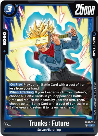 Trunks : Future (Wish For Shenron) Near Mint - Nick Nack's Full Frontal Attack