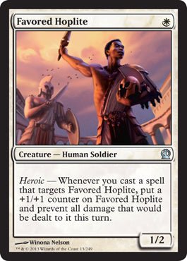 Favored Hoplite (Theros) Near Mint - Nick Nack's Full Frontal Attack