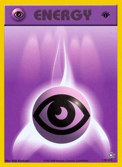 Psychic Energy (Neo Genesis) Light Play 1st Edition - Nick Nack's Full Frontal Attack