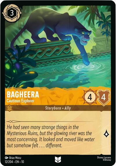 Bagheera - Cautious Explorer (Whispers in the Well) Near Mint - Nick Nack's Full Frontal Attack