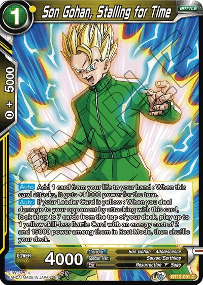 Son Gohan, Stalling for Time (Vicious Rejuvenation) Near Mint