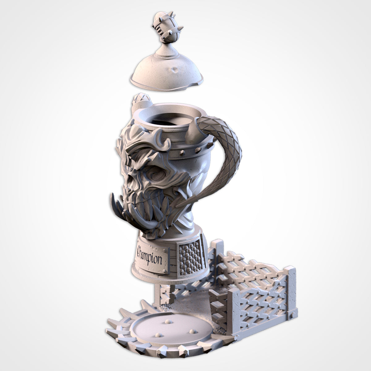 Skull Trophy Dice Roller