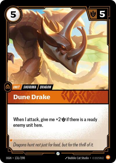 Dune Drake (Origins) Near Mint - Nick Nack's Full Frontal Attack