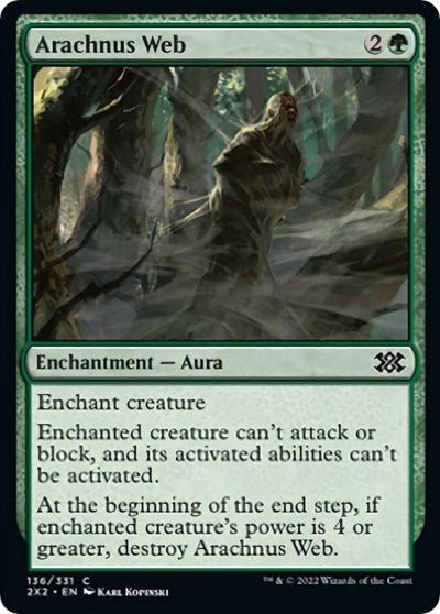 Arachnus Web (Double Masters 2022) Near Mint Foil - Nick Nack's Full Frontal Attack