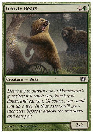 Grizzly Bears (8th Edition) Near Mint - Nick Nack's Full Frontal Attack