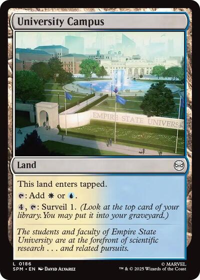 University Campus (Marvel's Spider - Man) Near Mint - Nick Nack's Full Frontal Attack