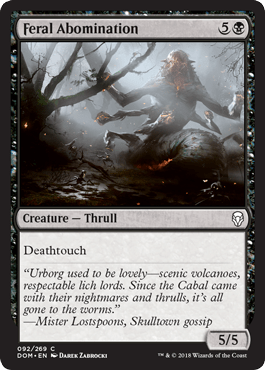 Feral Abomination (Dominaria) Near Mint - Nick Nack's Full Frontal Attack